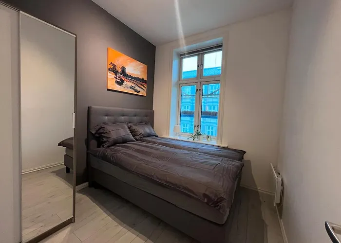 Quarto em Acomodações Particulares Deluxe In Heart Of Grunerlokka *